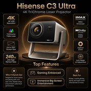 Hisense C3 Ultra TriChroma Smart Projector